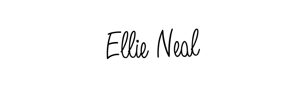 The best way (Angelique-Rose-font-FFP) to make a short signature is to pick only two or three words in your name. The name Ellie Neal include a total of six letters. For converting this name. Ellie Neal signature style 5 images and pictures png