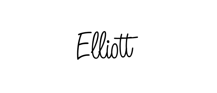 Create a beautiful signature design for name Elliott. With this signature (Angelique-Rose-font-FFP) fonts, you can make a handwritten signature for free. Elliott signature style 5 images and pictures png