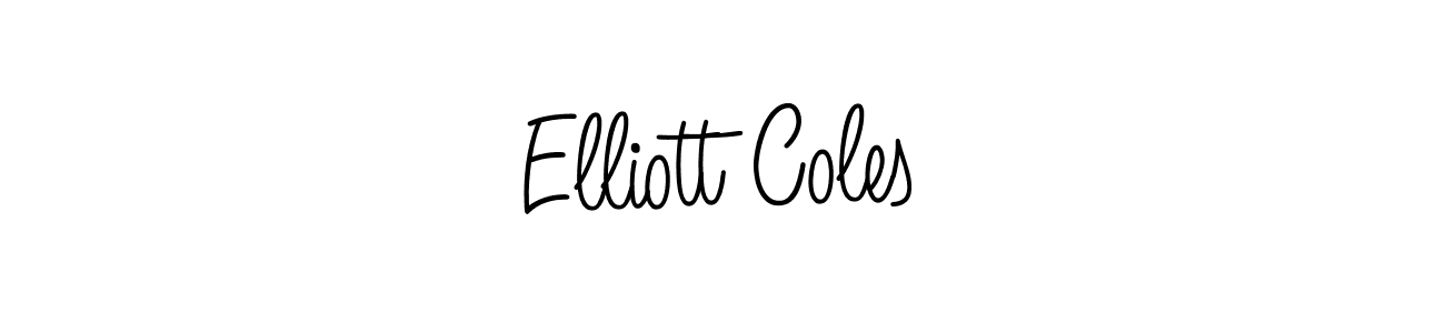 Make a beautiful signature design for name Elliott Coles. Use this online signature maker to create a handwritten signature for free. Elliott Coles signature style 5 images and pictures png
