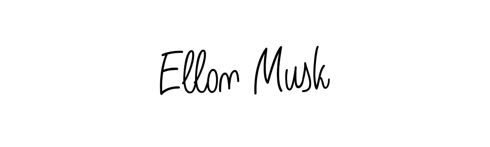 The best way (Angelique-Rose-font-FFP) to make a short signature is to pick only two or three words in your name. The name Ellon Musk include a total of six letters. For converting this name. Ellon Musk signature style 5 images and pictures png