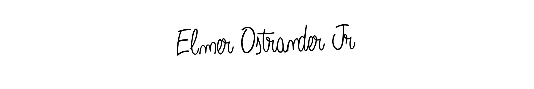 Use a signature maker to create a handwritten signature online. With this signature software, you can design (Angelique-Rose-font-FFP) your own signature for name Elmer Ostrander Jr. Elmer Ostrander Jr signature style 5 images and pictures png