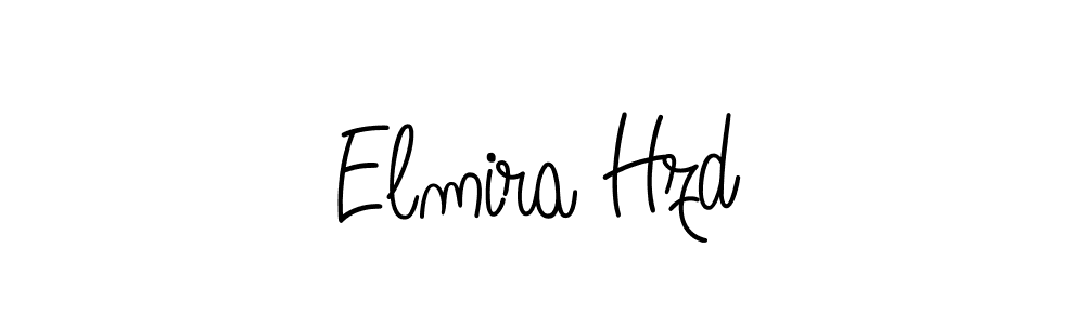 Design your own signature with our free online signature maker. With this signature software, you can create a handwritten (Angelique-Rose-font-FFP) signature for name Elmira Hzd. Elmira Hzd signature style 5 images and pictures png