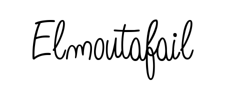 See photos of Elmoutafail official signature. Check more albums & portfolios. Read reviews & check more about Angelique-Rose-font-FFP font. Elmoutafail signature style 5 images and pictures png