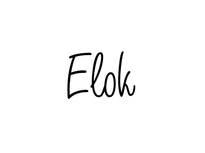 Make a beautiful signature design for name Elok. Use this online signature maker to create a handwritten signature for free. Elok signature style 5 images and pictures png