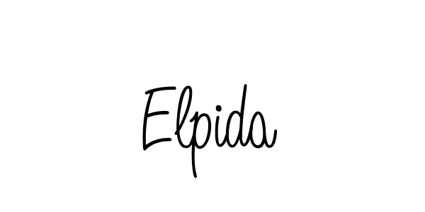 Best and Professional Signature Style for Elpida. Angelique-Rose-font-FFP Best Signature Style Collection. Elpida signature style 5 images and pictures png