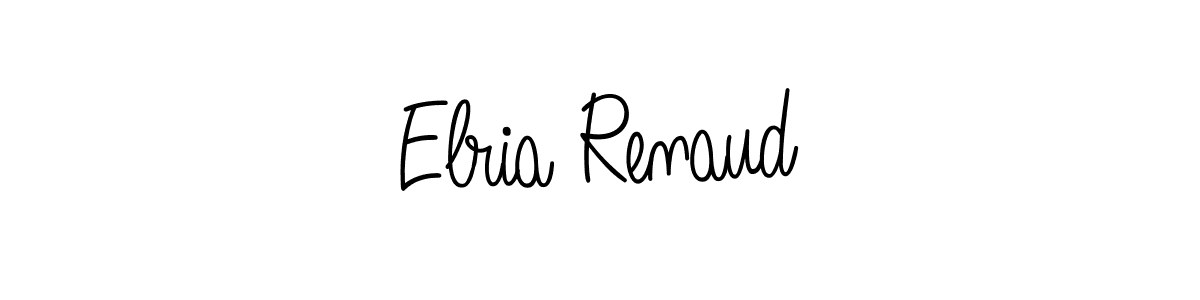 Also we have Elria Renaud name is the best signature style. Create professional handwritten signature collection using Angelique-Rose-font-FFP autograph style. Elria Renaud signature style 5 images and pictures png