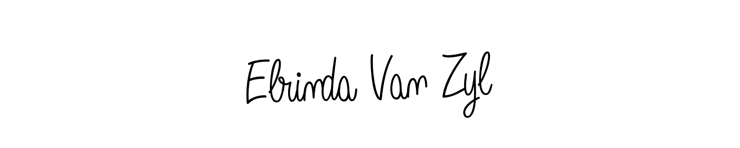 It looks lik you need a new signature style for name Elrinda Van Zyl. Design unique handwritten (Angelique-Rose-font-FFP) signature with our free signature maker in just a few clicks. Elrinda Van Zyl signature style 5 images and pictures png