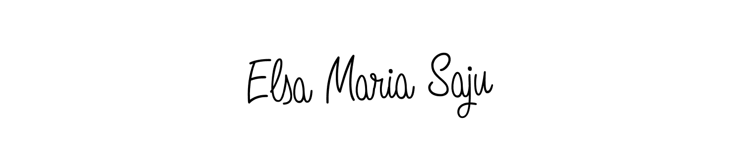 Make a short Elsa Maria Saju signature style. Manage your documents anywhere anytime using Angelique-Rose-font-FFP. Create and add eSignatures, submit forms, share and send files easily. Elsa Maria Saju signature style 5 images and pictures png