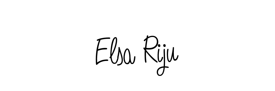 How to Draw Elsa Riju signature style? Angelique-Rose-font-FFP is a latest design signature styles for name Elsa Riju. Elsa Riju signature style 5 images and pictures png