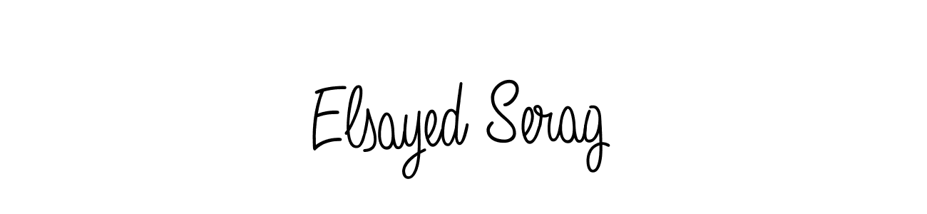 It looks lik you need a new signature style for name Elsayed Serag. Design unique handwritten (Angelique-Rose-font-FFP) signature with our free signature maker in just a few clicks. Elsayed Serag signature style 5 images and pictures png