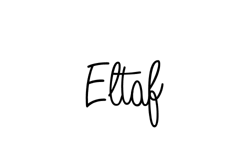 How to make Eltaf name signature. Use Angelique-Rose-font-FFP style for creating short signs online. This is the latest handwritten sign. Eltaf signature style 5 images and pictures png