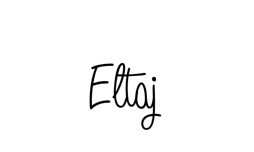 How to make Eltaj name signature. Use Angelique-Rose-font-FFP style for creating short signs online. This is the latest handwritten sign. Eltaj signature style 5 images and pictures png