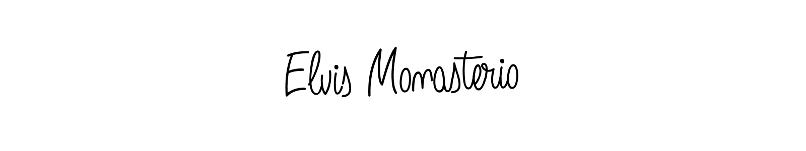 Also we have Elvis Monasterio name is the best signature style. Create professional handwritten signature collection using Angelique-Rose-font-FFP autograph style. Elvis Monasterio signature style 5 images and pictures png