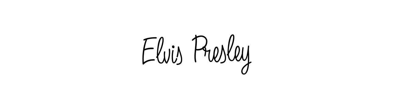 How to Draw Elvis Presley signature style? Angelique-Rose-font-FFP is a latest design signature styles for name Elvis Presley. Elvis Presley signature style 5 images and pictures png