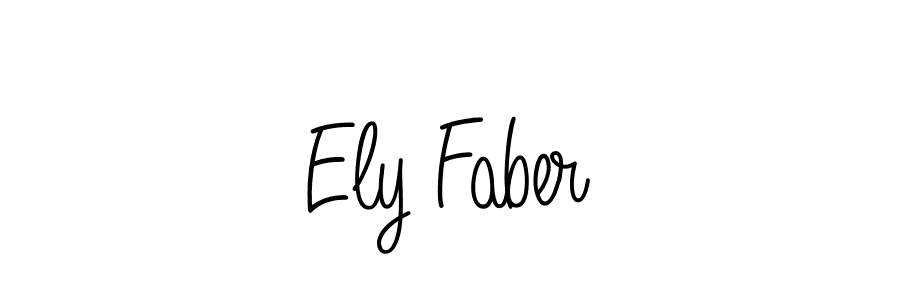 Create a beautiful signature design for name Ely Faber. With this signature (Angelique-Rose-font-FFP) fonts, you can make a handwritten signature for free. Ely Faber signature style 5 images and pictures png