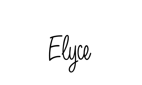 Once you've used our free online signature maker to create your best signature Angelique-Rose-font-FFP style, it's time to enjoy all of the benefits that Elyce name signing documents. Elyce signature style 5 images and pictures png