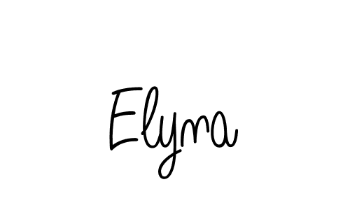 How to make Elyna signature? Angelique-Rose-font-FFP is a professional autograph style. Create handwritten signature for Elyna name. Elyna signature style 5 images and pictures png