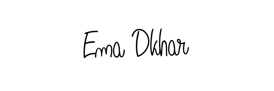 You can use this online signature creator to create a handwritten signature for the name Ema Dkhar. This is the best online autograph maker. Ema Dkhar signature style 5 images and pictures png