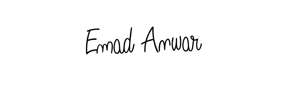Also we have Emad Anwar name is the best signature style. Create professional handwritten signature collection using Angelique-Rose-font-FFP autograph style. Emad Anwar signature style 5 images and pictures png