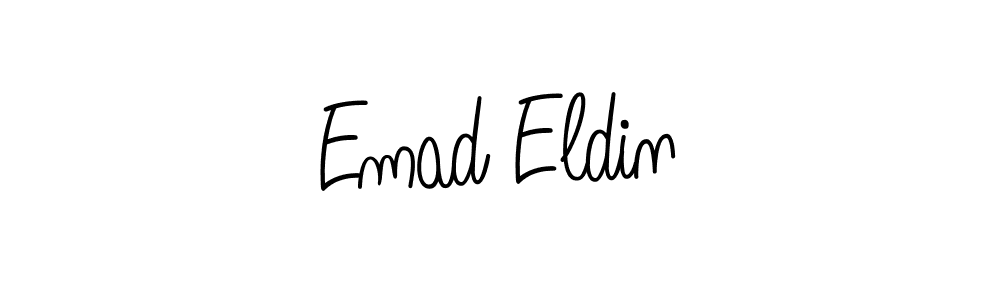 Emad Eldin stylish signature style. Best Handwritten Sign (Angelique-Rose-font-FFP) for my name. Handwritten Signature Collection Ideas for my name Emad Eldin. Emad Eldin signature style 5 images and pictures png