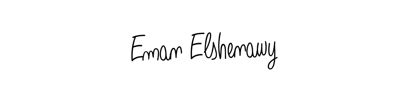 Create a beautiful signature design for name Eman Elshenawy. With this signature (Angelique-Rose-font-FFP) fonts, you can make a handwritten signature for free. Eman Elshenawy signature style 5 images and pictures png