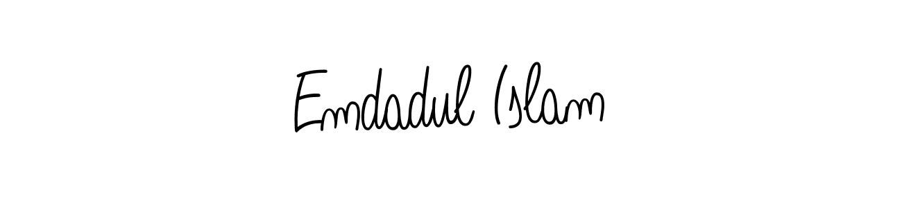 How to Draw Emdadul Islam signature style? Angelique-Rose-font-FFP is a latest design signature styles for name Emdadul Islam. Emdadul Islam signature style 5 images and pictures png