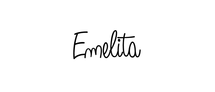 You can use this online signature creator to create a handwritten signature for the name Emelita. This is the best online autograph maker. Emelita signature style 5 images and pictures png