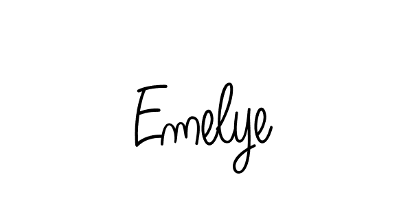 Create a beautiful signature design for name Emelye. With this signature (Angelique-Rose-font-FFP) fonts, you can make a handwritten signature for free. Emelye signature style 5 images and pictures png