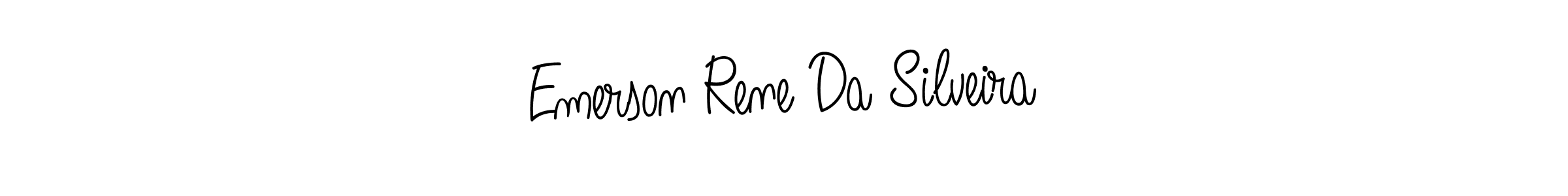 Also You can easily find your signature by using the search form. We will create Emerson Rene Da Silveira name handwritten signature images for you free of cost using Angelique-Rose-font-FFP sign style. Emerson Rene Da Silveira signature style 5 images and pictures png
