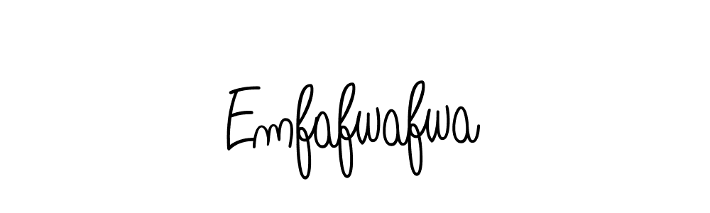 Create a beautiful signature design for name Emfafwafwa. With this signature (Angelique-Rose-font-FFP) fonts, you can make a handwritten signature for free. Emfafwafwa signature style 5 images and pictures png