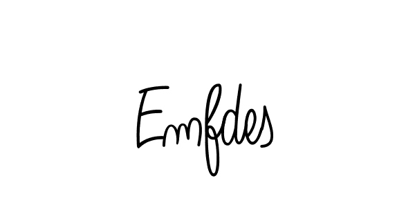 Create a beautiful signature design for name Emfdes. With this signature (Angelique-Rose-font-FFP) fonts, you can make a handwritten signature for free. Emfdes signature style 5 images and pictures png