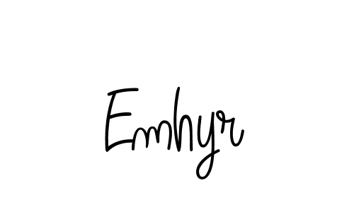 Also we have Emhyr name is the best signature style. Create professional handwritten signature collection using Angelique-Rose-font-FFP autograph style. Emhyr signature style 5 images and pictures png