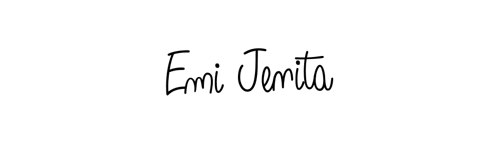 You can use this online signature creator to create a handwritten signature for the name Emi Jenita. This is the best online autograph maker. Emi Jenita signature style 5 images and pictures png