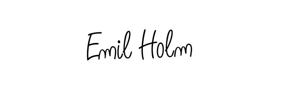 Once you've used our free online signature maker to create your best signature Angelique-Rose-font-FFP style, it's time to enjoy all of the benefits that Emil Holm name signing documents. Emil Holm signature style 5 images and pictures png