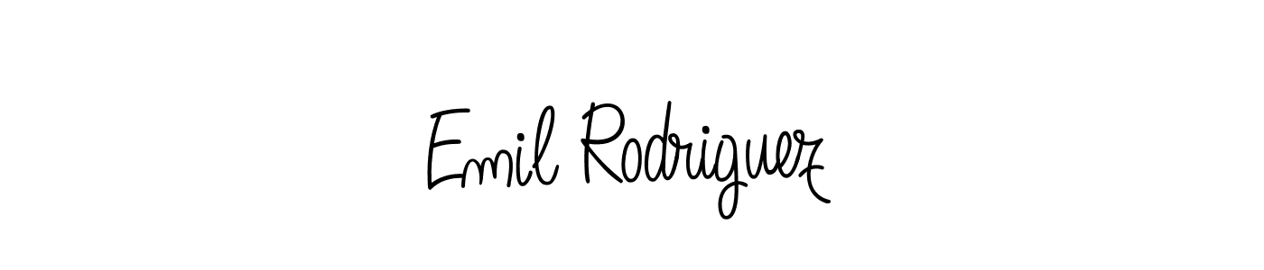 Emil Rodriguez stylish signature style. Best Handwritten Sign (Angelique-Rose-font-FFP) for my name. Handwritten Signature Collection Ideas for my name Emil Rodriguez. Emil Rodriguez signature style 5 images and pictures png