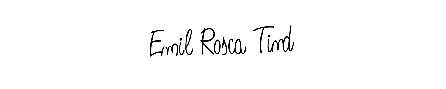 It looks lik you need a new signature style for name Emil Rosca Tind. Design unique handwritten (Angelique-Rose-font-FFP) signature with our free signature maker in just a few clicks. Emil Rosca Tind signature style 5 images and pictures png