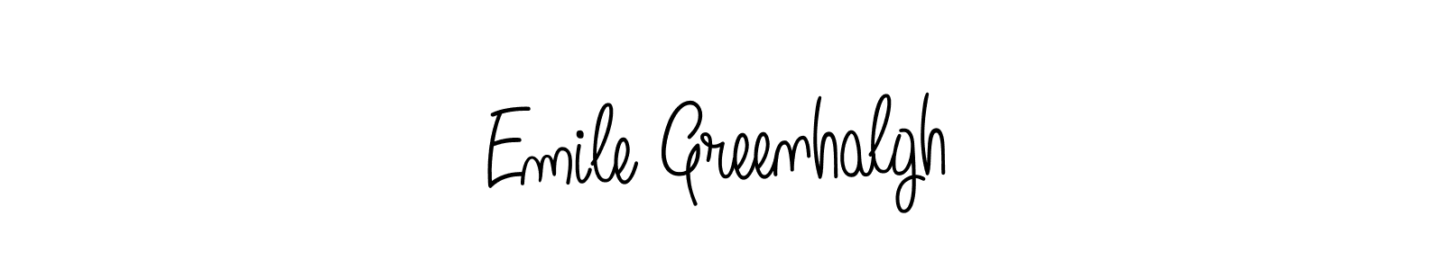 Create a beautiful signature design for name Emile Greenhalgh. With this signature (Angelique-Rose-font-FFP) fonts, you can make a handwritten signature for free. Emile Greenhalgh signature style 5 images and pictures png