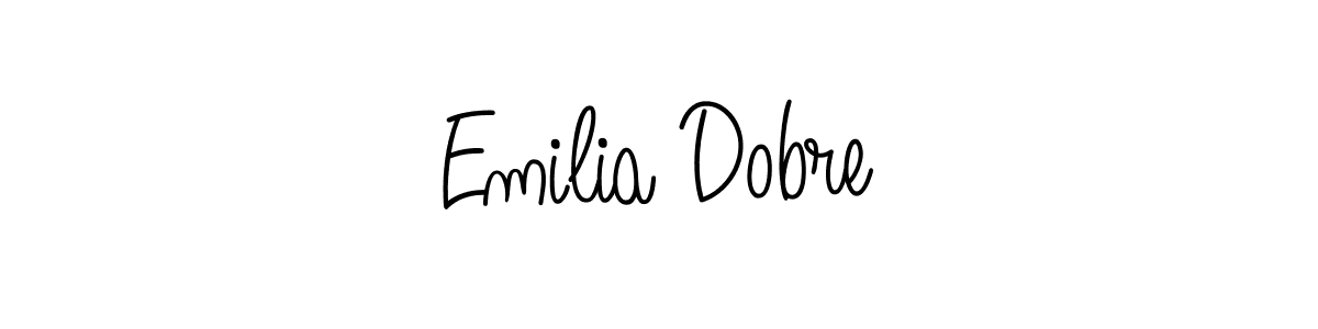 How to make Emilia Dobre signature? Angelique-Rose-font-FFP is a professional autograph style. Create handwritten signature for Emilia Dobre name. Emilia Dobre signature style 5 images and pictures png
