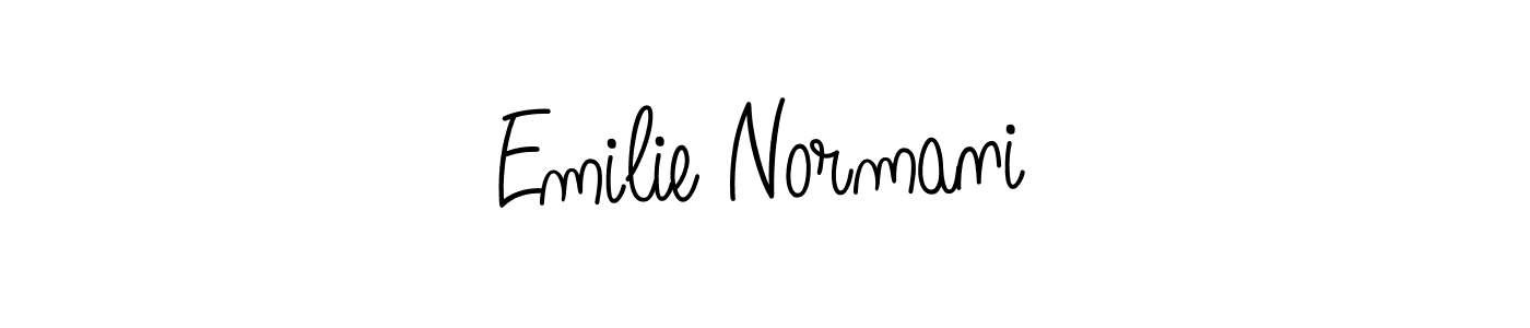 if you are searching for the best signature style for your name Emilie Normani. so please give up your signature search. here we have designed multiple signature styles  using Angelique-Rose-font-FFP. Emilie Normani signature style 5 images and pictures png