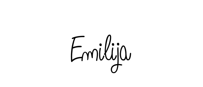 The best way (Angelique-Rose-font-FFP) to make a short signature is to pick only two or three words in your name. The name Emilija include a total of six letters. For converting this name. Emilija signature style 5 images and pictures png