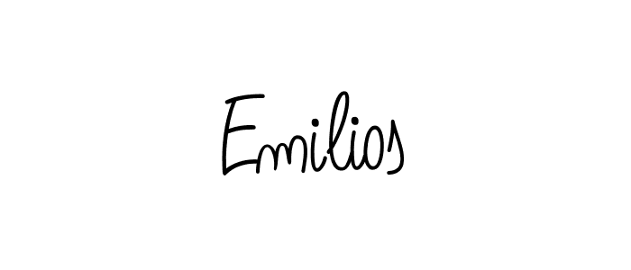 You can use this online signature creator to create a handwritten signature for the name Emilios. This is the best online autograph maker. Emilios signature style 5 images and pictures png