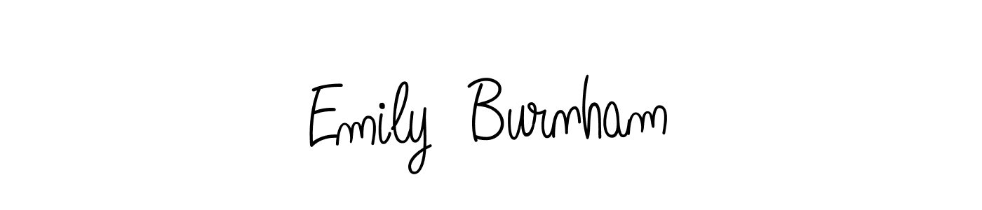 Similarly Angelique-Rose-font-FFP is the best handwritten signature design. Signature creator online .You can use it as an online autograph creator for name Emily  Burnham. Emily  Burnham signature style 5 images and pictures png