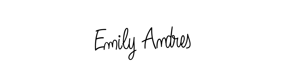 Once you've used our free online signature maker to create your best signature Angelique-Rose-font-FFP style, it's time to enjoy all of the benefits that Emily Andres name signing documents. Emily Andres signature style 5 images and pictures png