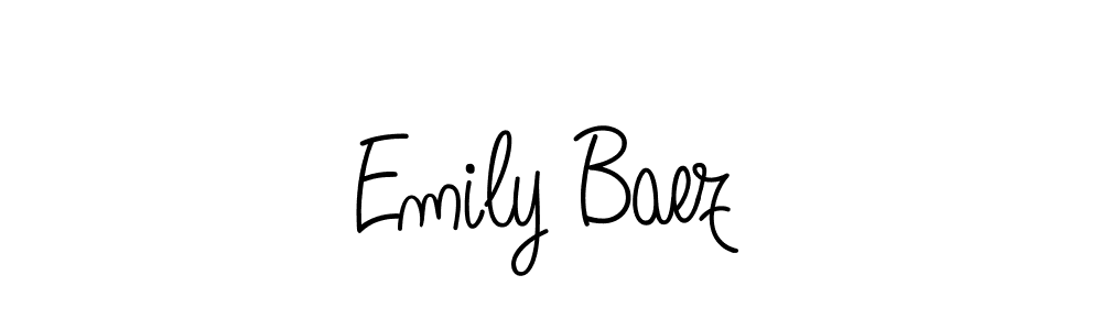 Best and Professional Signature Style for Emily Baez. Angelique-Rose-font-FFP Best Signature Style Collection. Emily Baez signature style 5 images and pictures png