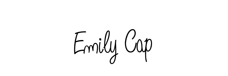 Design your own signature with our free online signature maker. With this signature software, you can create a handwritten (Angelique-Rose-font-FFP) signature for name Emily Cap. Emily Cap signature style 5 images and pictures png