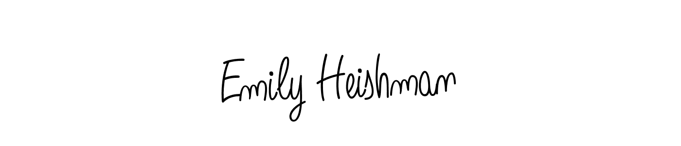 It looks lik you need a new signature style for name Emily Heishman. Design unique handwritten (Angelique-Rose-font-FFP) signature with our free signature maker in just a few clicks. Emily Heishman signature style 5 images and pictures png
