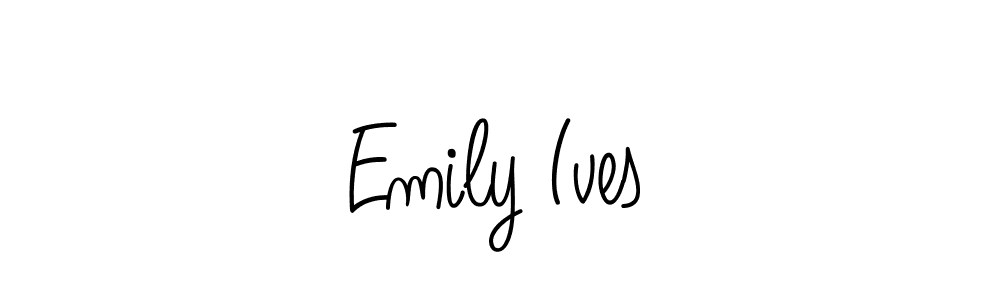 How to Draw Emily Ives signature style? Angelique-Rose-font-FFP is a latest design signature styles for name Emily Ives. Emily Ives signature style 5 images and pictures png