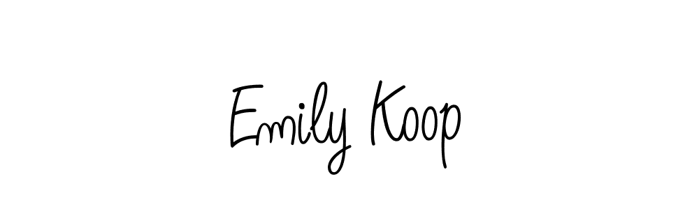 Make a beautiful signature design for name Emily Koop. Use this online signature maker to create a handwritten signature for free. Emily Koop signature style 5 images and pictures png