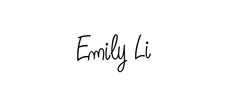 Make a short Emily Li signature style. Manage your documents anywhere anytime using Angelique-Rose-font-FFP. Create and add eSignatures, submit forms, share and send files easily. Emily Li signature style 5 images and pictures png