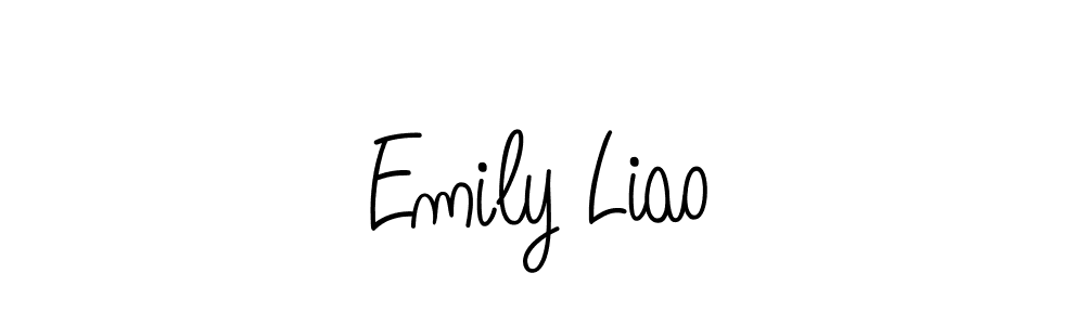 Also You can easily find your signature by using the search form. We will create Emily Liao name handwritten signature images for you free of cost using Angelique-Rose-font-FFP sign style. Emily Liao signature style 5 images and pictures png